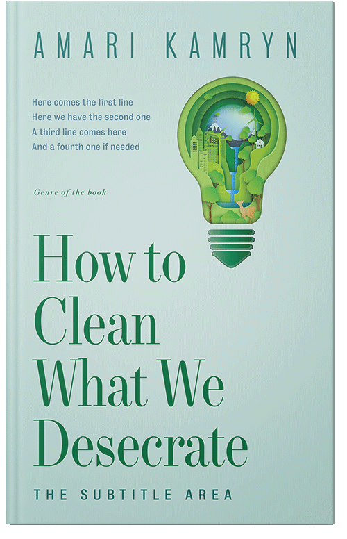 Front view of Premade Environment & Ecology Book Cover - Edgewater