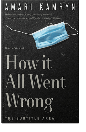 Pre Made Book Cover Cod Gray