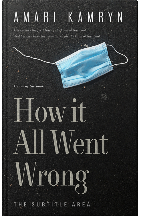 Front view of Premade Environment & Ecology Book Cover - Cod Gray