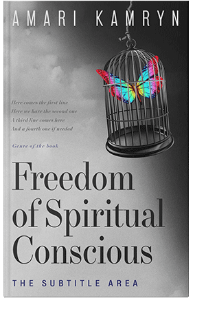 Pre Made Book Cover Silver