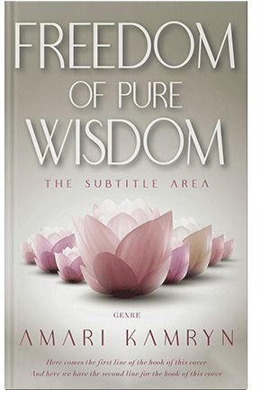 Pre Made Book Cover Swirl