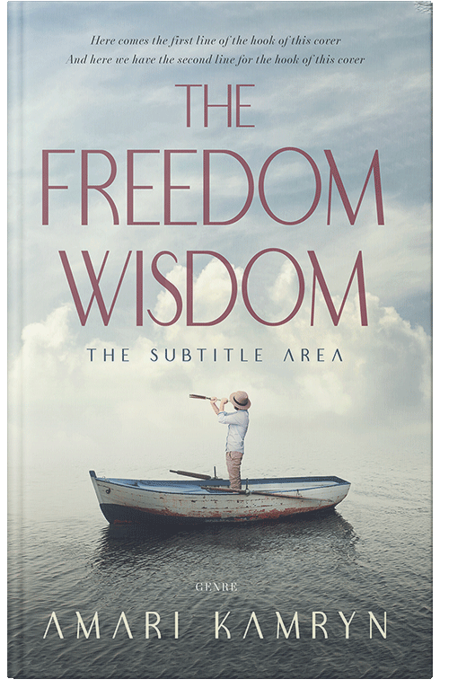 Front view of Premade Fantasy Book Cover - Conch