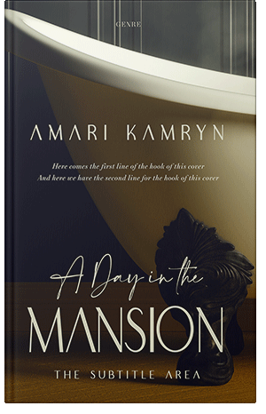 Premade Book Cover Cocoa Brown