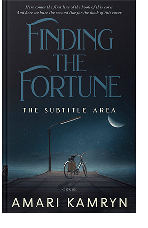 Pre Made Book Cover Ebony