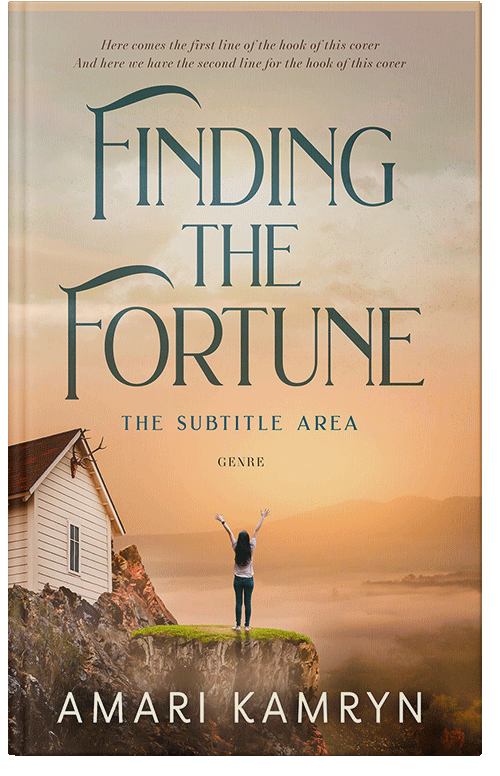 Front view of Premade Nature Book Cover - Calico