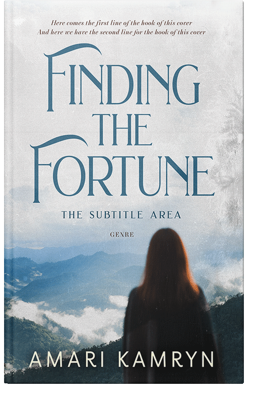 Front view of Premade Literary Fiction Book Cover - Pickled Bluewood