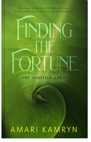 Premade Book Cover Green Leaf