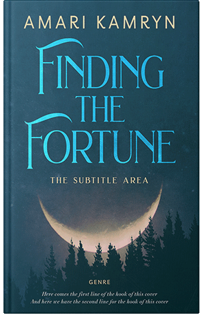 Premade Book Cover Nile Blue