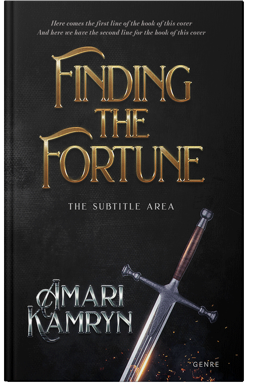 Front view of Premade Fantasy Book Cover - Woodsmoke