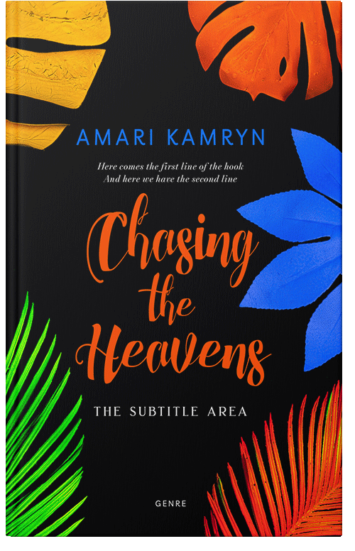 Front view of Premade Surreal Book Cover - Rangoon Green