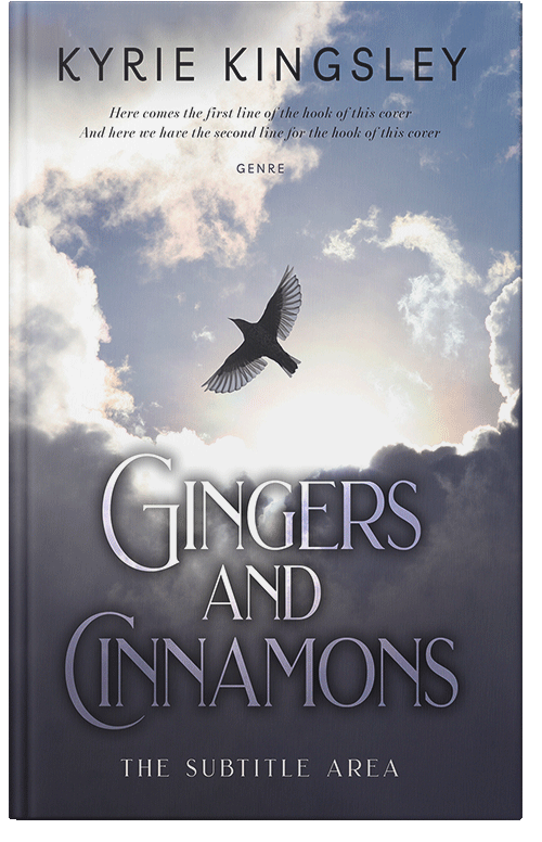 Front view of Premade Nature Book Cover - French Gray