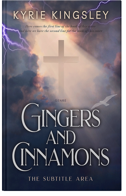 Front view of Premade Apocalyptica Book Cover - Ebony Clay