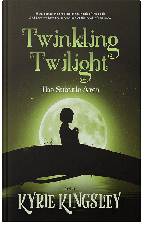 Front view of Premade Surreal Book Cover - Pine Glade