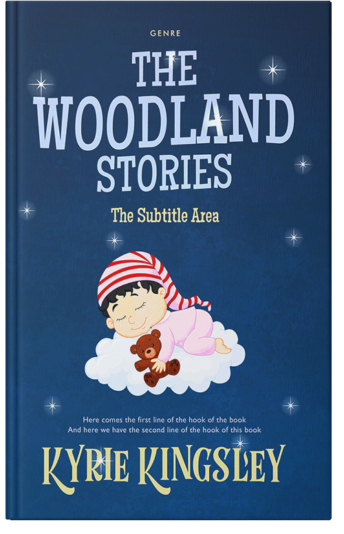 Front view of Premade Children's Book Cover - Madison
