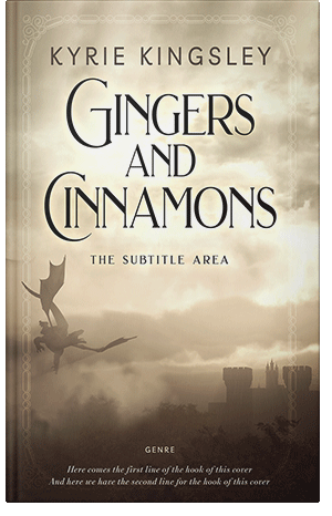 Premade Book Cover Stark White