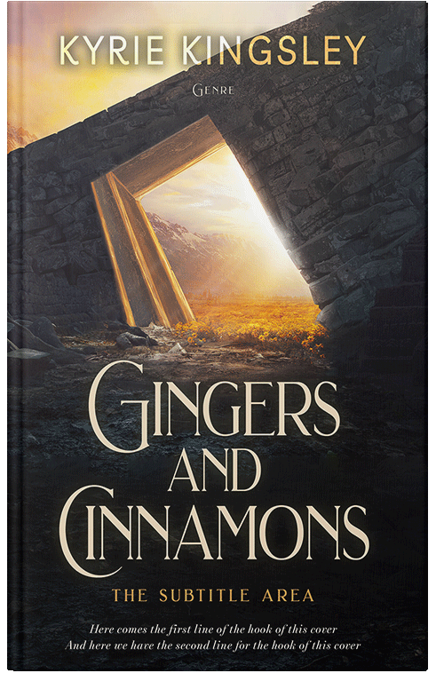 Front view of Premade Fantasy Book Cover - Calico