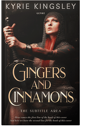 Pre Made Book Cover Tan