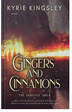 Premade Book Cover Woody Brown