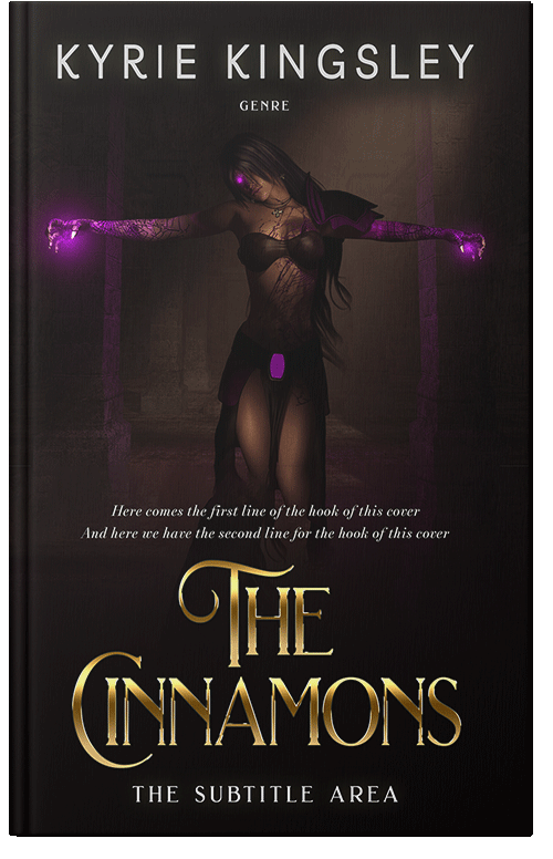 Front view of Premade Fantasy Book Cover - Night Rider