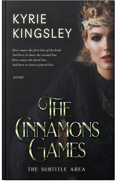 Front view of Premade Fantasy Book Cover - Woodsmoke