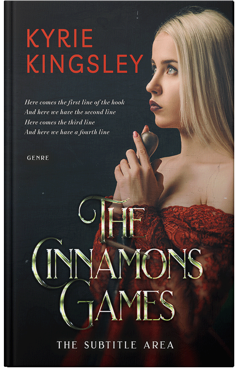 Front view of Premade Fantasy Book Cover - Brandy Rose