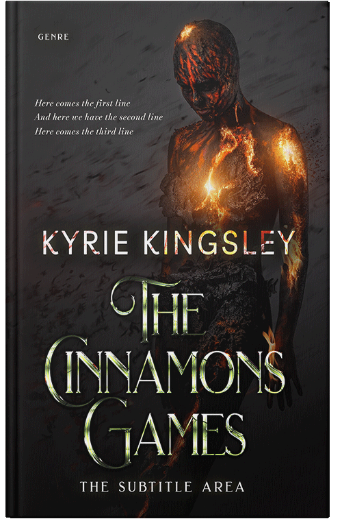 Front view of Premade Paranormal & Urban Book Cover - Cocoa Brown