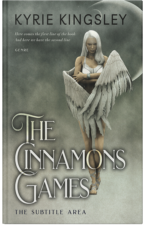 Front view of Premade Fantasy Book Cover - Limed Ash