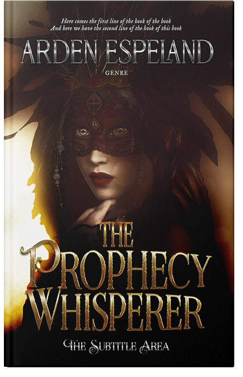 Front view of Premade Fantasy Book Cover - Night Rider