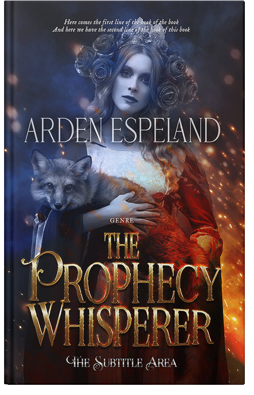 Front view of Premade Fantasy Book Cover - Thunder