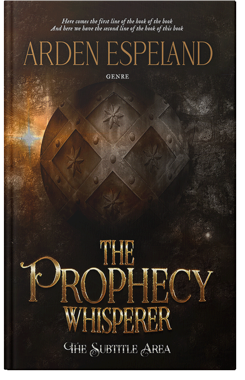 Front view of Premade Fantasy Book Cover - Crowshead