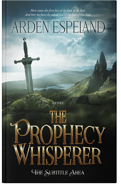 Front view of Premade Historical Book Cover - Conch