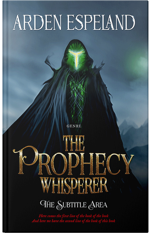 Front view of Premade Fantasy Book Cover - Woodsmoke