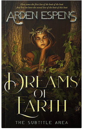 Pre Made Book Cover Graphite