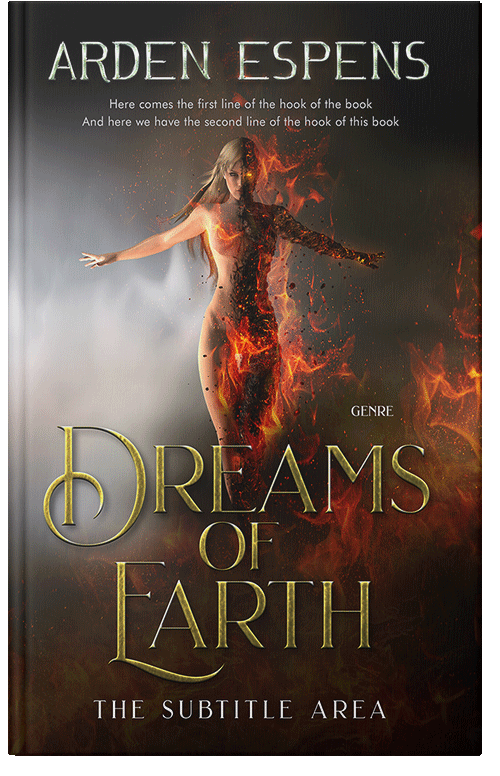 Front view of Premade Fantasy Book Cover - Eclipse