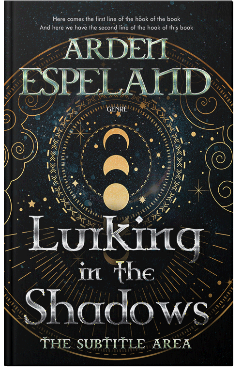 Front view of Premade Fantasy Book Cover - Coral Reef