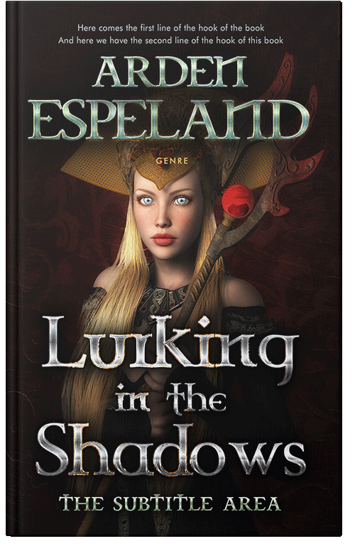 Front view of Premade Fantasy Book Cover - Night Rider