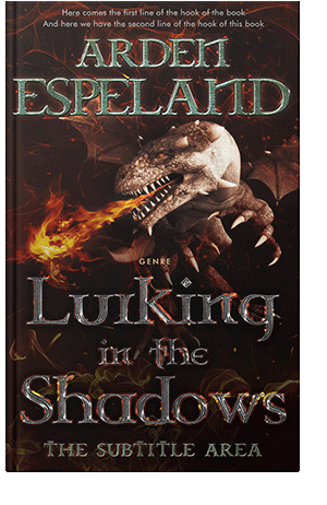 Pre Made Book Cover Crowshead