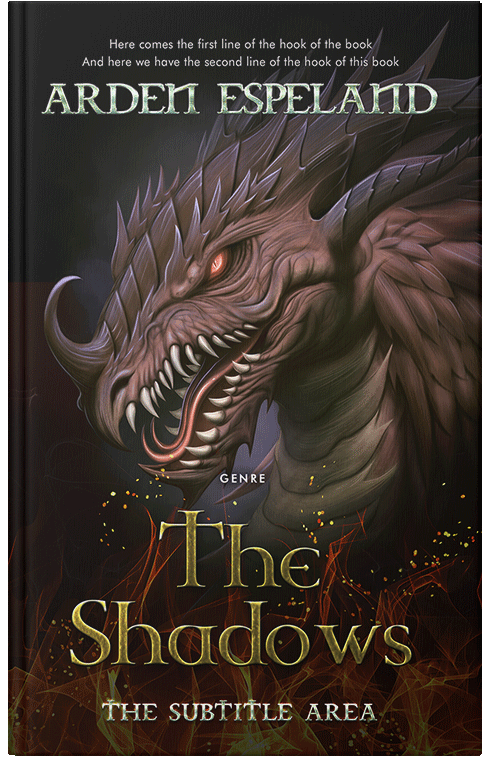 Front view of Premade Fantasy Book Cover - Oil