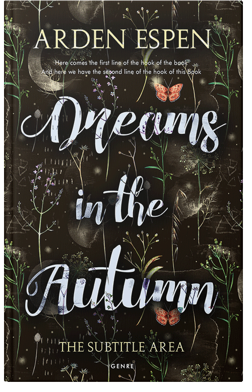 Front view of Premade Nature Book Cover - Eternity