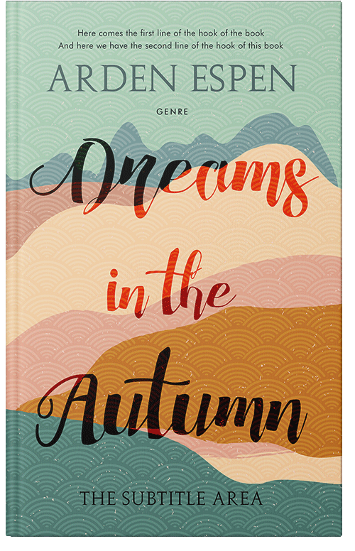 Front view of Premade Poetry Book Cover - Akaroa