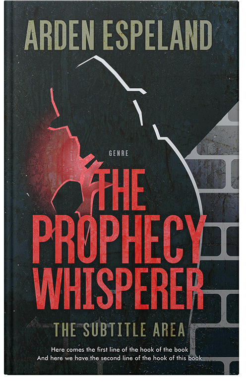 Front view of Premade Mystery & Thriller & Suspense Book Cover - Chestnut Rose