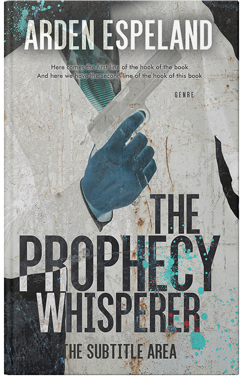 Front view of Premade Mystery & Thriller & Suspense Book Cover - Gray Nickel