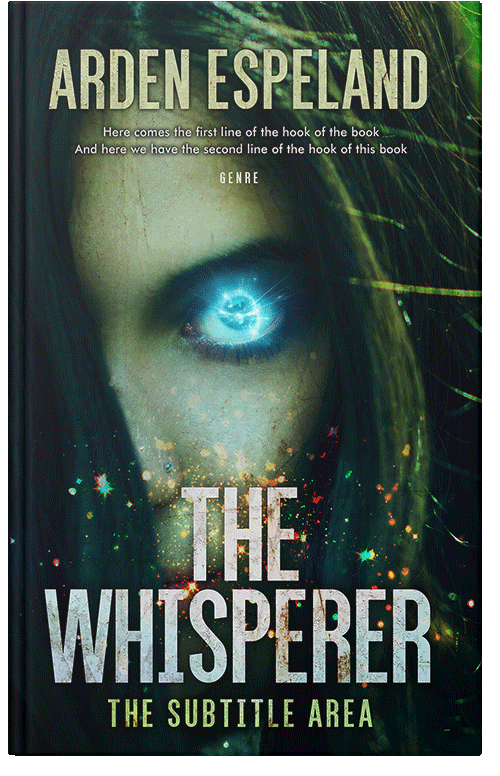 Front view of Premade Paranormal & Urban Book Cover - Clay Ash