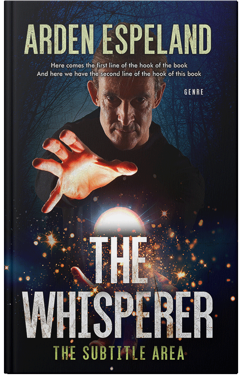 Front view of Premade Surreal Book Cover - Vanilla