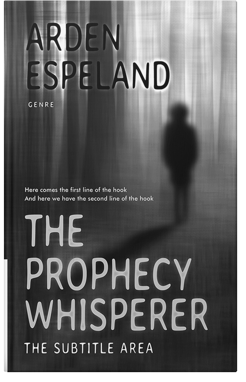 Front view of Premade Mystery & Thriller & Suspense Book Cover - Silver