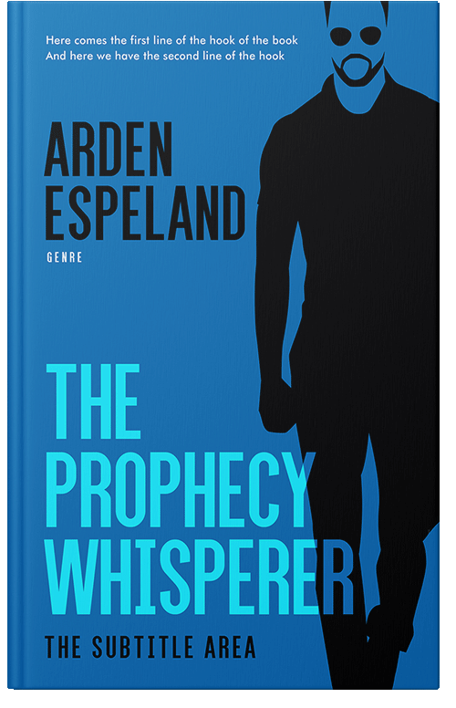 Front view of Premade Mystery & Thriller & Suspense Book Cover - Denim