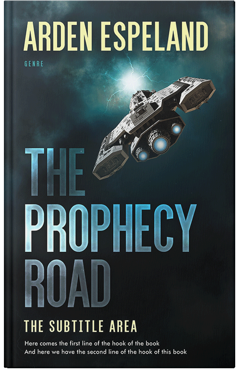 Front view of Premade Science Fiction Book Cover - Aztec