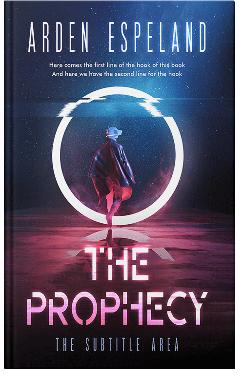 Front view of Premade Apocalyptica Book Cover - Revolver