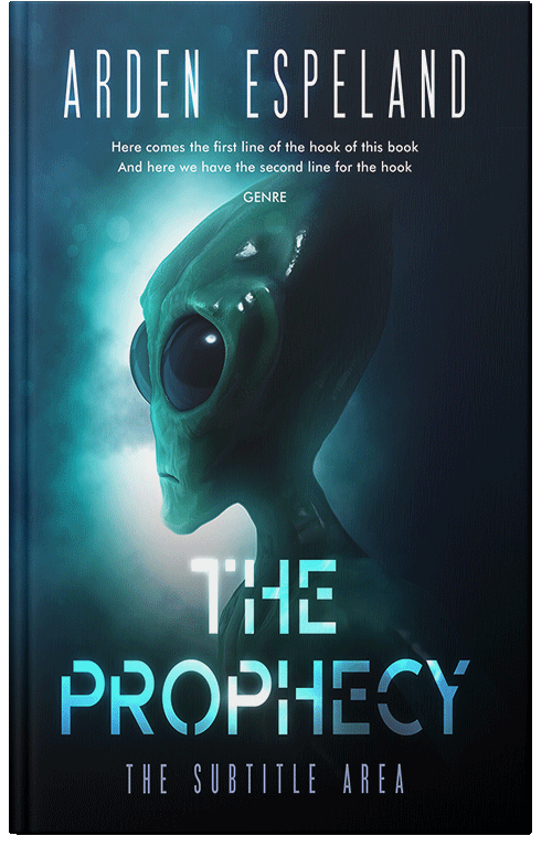 Front view of Premade Science Fiction Book Cover - Black Pearl