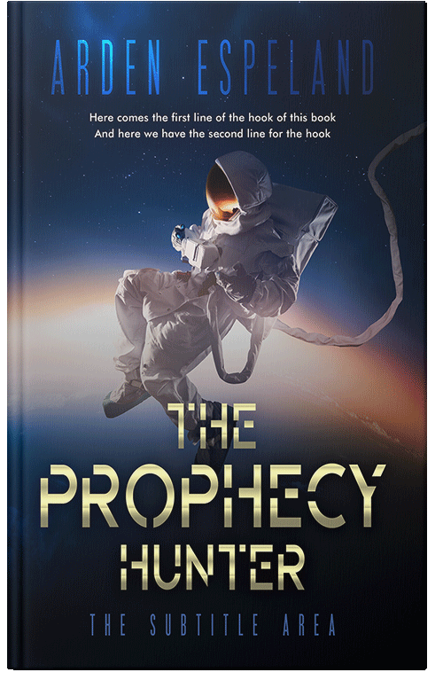 Front view of Premade Science Fiction Book Cover - Malta